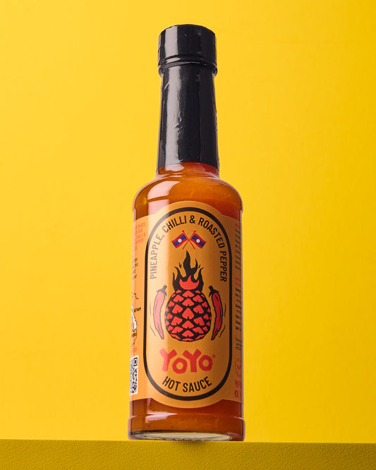 YOYO “PINEAPPLE” CHILLI & ROASTED PEPPER HOT SAUCE