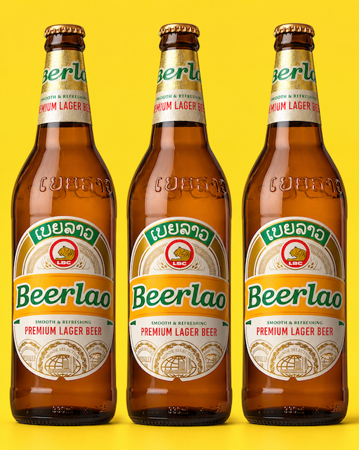 3 x Beerlao 640ml