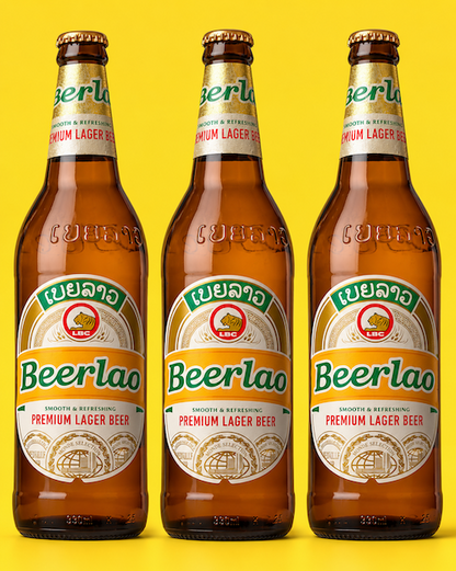 3 x Beerlao 640ml